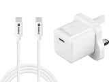 Sandberg USB-C 20W Charger UK+USB-C to