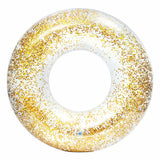 Opblaasbare Drijvende Donut Intex Transparant Purpurine Ø 119 cm (6 Stuks)